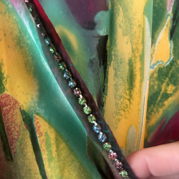 Floral Sheer Cover Up Blouse - Picture 5 of 7